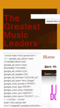 Mobile Screenshot of greatmusicleaders.org
