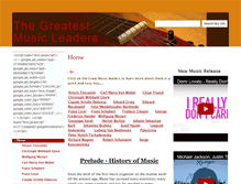 Tablet Screenshot of greatmusicleaders.org